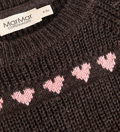 MarMar Bluse - Uld/Bomuld - Torin - Rose Frosting Hearts