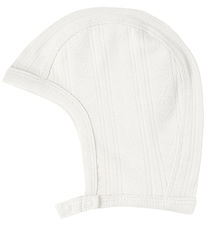 MarMar Babyhjelm - Modal/Pointelle - Hoody - Gentle White