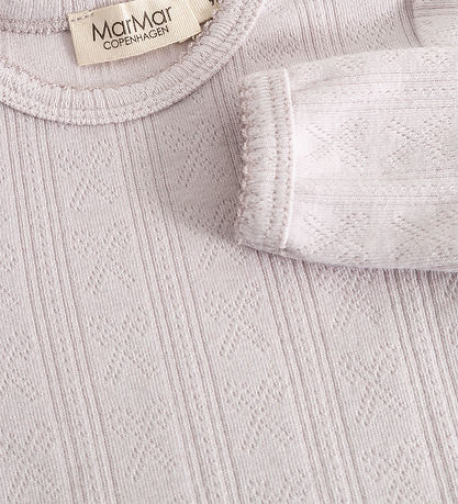 MarMar Body l/æ - Modal/Pointelle - Benedicte - Violet Dust