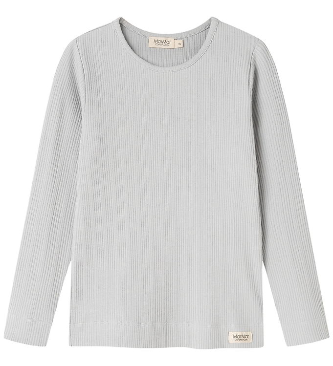 MarMar Bluse - Modal/Rib - Teller - Blue Haze