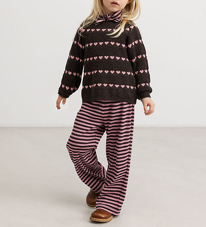 MarMar Bukser - Modal/Rib - Pansi - Heather Stripe