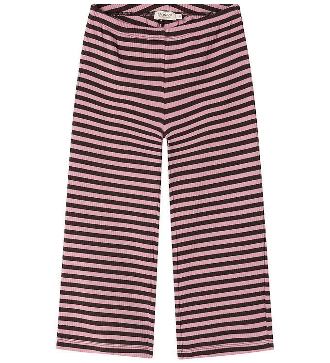 MarMar Bukser - Modal/Rib - Pansi - Heather Stripe