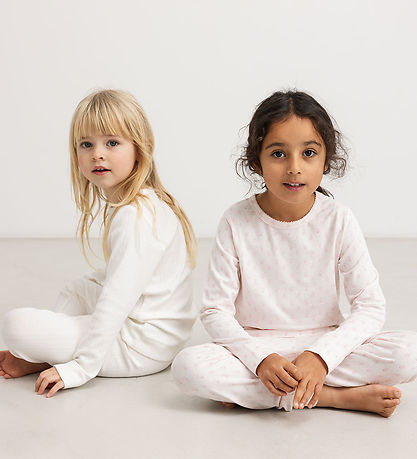 MarMar Nattøj - 2-delt - Modal/Pointelle - Gentle White