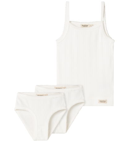 MarMar Undertøjssæt - Modal/Pointelle - Gentle white