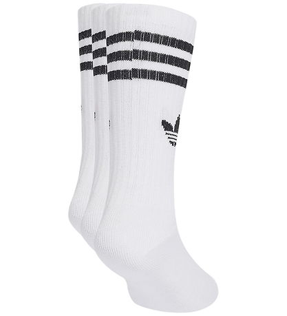 adidas Originals strømper - 3-pak - 3S Crew - White/Black