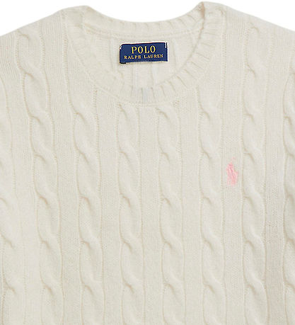 Polo Ralph Lauren Bluse - Uld - Warm White