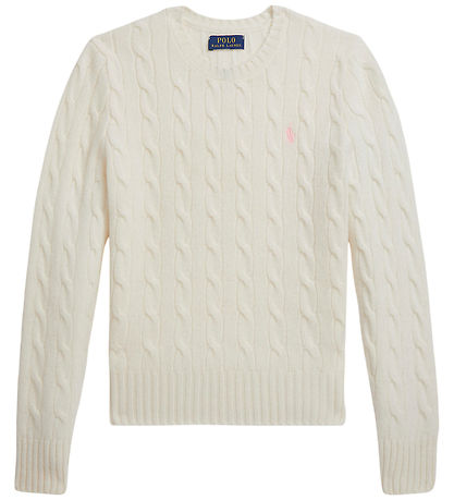 Polo Ralph Lauren Bluse - Uld - Warm White