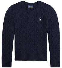 Polo Ralph Lauren Blouse - Knitted - Cable - Hunter Navy