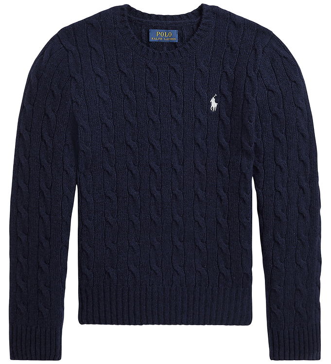 Polo Ralph Lauren Bluse - Uld - Hunter Navy