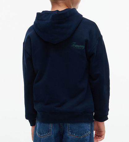 Tommy Hilfiger Hættetrøje - Grafitti -  Dark BlueBLUE