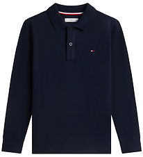 Tommy Hilfiger Polobluse - Reg - Piqué - Dark Night NavyBLUE