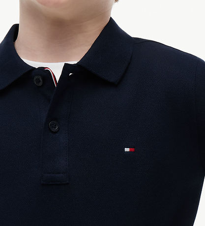 Tommy Hilfiger Polobluse - Reg - Piqué - Dark Night NavyBLUE