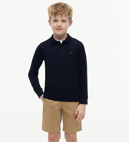 Tommy Hilfiger Polobluse - Reg - Piqué - Dark Night NavyBLUE