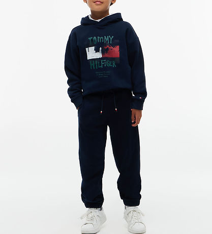 Tommy Hilfiger Sweatpants - Grafetti -  Dark BlueBLUE