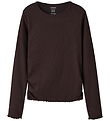 Name It Bluse - Rib - NkfVemia - Chocolate Plum