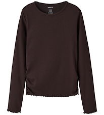 Name It Blouse - Rib - NkfVemia - Chocolate Plum