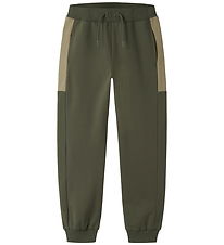Name It Jogginghosen - NkmVemil - Olive Nacht/Mermaid