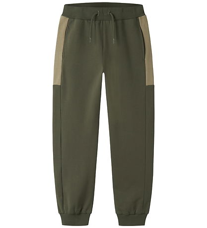 Name It Sweatpants - NkmVemil - Olive Night/Mermaid