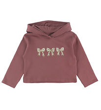 Name It Hoodie - NkfViala - Wild Ginger/Leo Bows