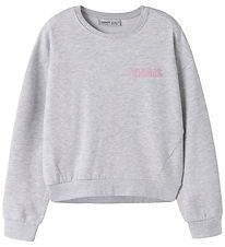 Name It Sweatshirt - NkfVima - Light Grey Melange/Team