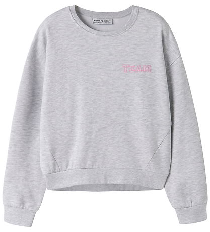 Name It Sweatshirt - NkfVima - Light Grey Melange/Team