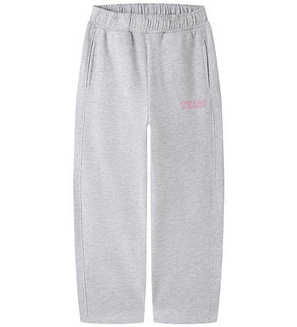 Name It Sweatpants - NkfVima - Light Grey Melange/Team