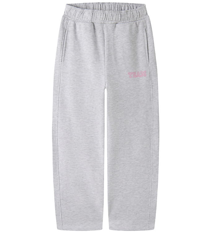 Name It Sweatpants - NkfVima - Light Grey Melange/Team