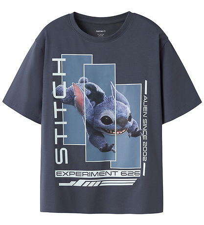 Name It T-shirt - NkmAugust - Ombre Blue