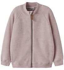 Name It Cardigan - Uld - NmfWmino - Violet Ice