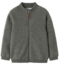 Name It Cardigan - Uld - NmmWmino - Mulled Basil