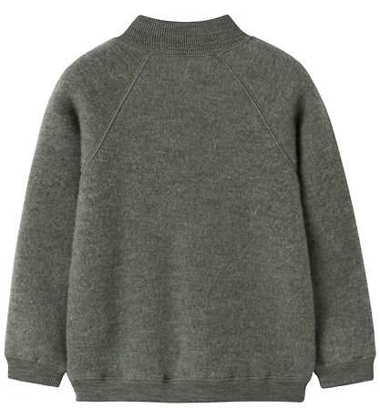 Name It Cardigan - Uld - NmmWmino - Mulled Basil