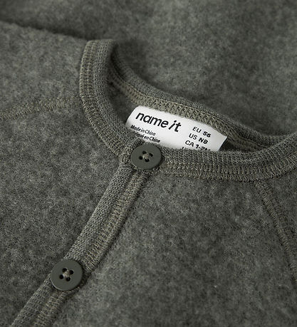 Name It Cardigan - Uld - NbmWmino - Mulled Basil
