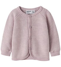 Name It Cardigan - Uld - NbfWmino - Violet Ice