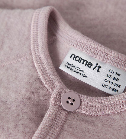 Name It Cardigan - Uld - NbfWmino - Violet Ice