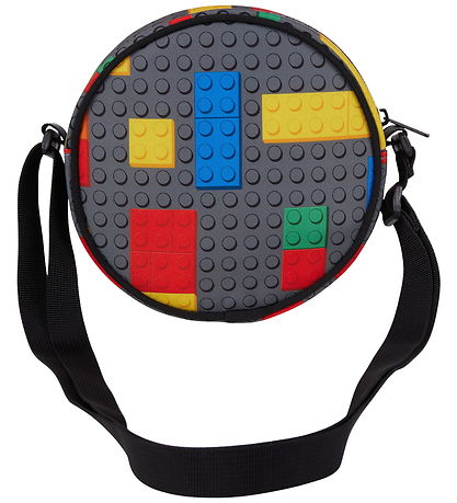 LEGO® Skuldertaske - Round Crossbody - Colorful Bricks