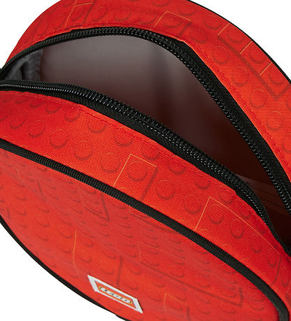 LEGO® Skuldertaske - Round Crossbody - Brick Dots Red