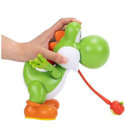 Super Mario Legetøjsfigur - 24 cm - Yum Yum Yoshi!