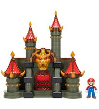 Super Mario Legesæt - 40 cm - Deluxe Wonder Bowser Jr. Castle Ba