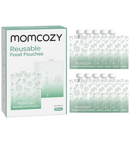 Momcozy Madposer - Genanvendelige - 10 Stk. - 150 ml