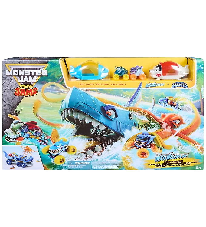 Monster Jam Mini Jams Megalodon Carrier