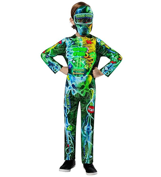 Rubies Udklædning - Gamer Skeleton