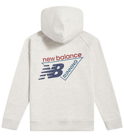 New Balance Hættetrøje - Ash Heather