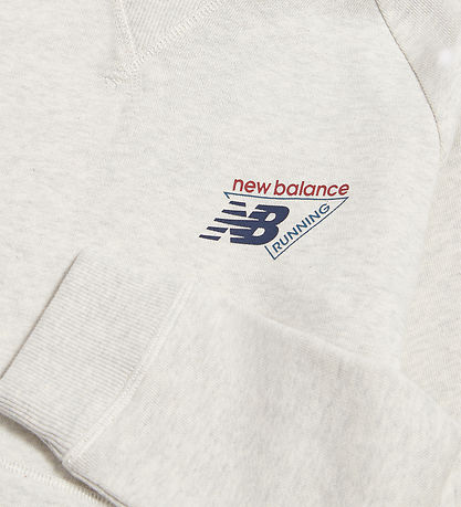 New Balance Hættetrøje - Ash Heather