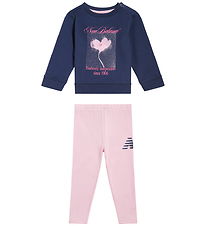 New Balance Sæt - Sweatshirt/Leggings - NB Navy