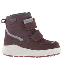 Color Kids Vinterstøvler - m. Velcro - Catawba Grape