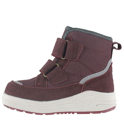 Color Kids Vinterstøvler - m. Velcro - Catawba Grape