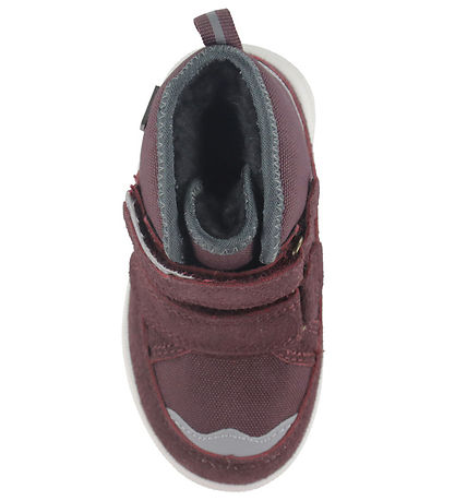 Color Kids Vinterstøvler - m. Velcro - Catawba Grape