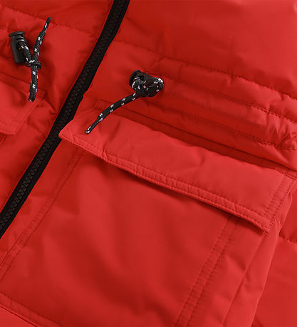 Color Kids Dynejakke - Poppy Red