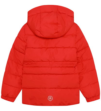 Color Kids Dynejakke - Poppy Red
