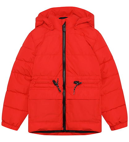 Color Kids Dynejakke - Poppy Red